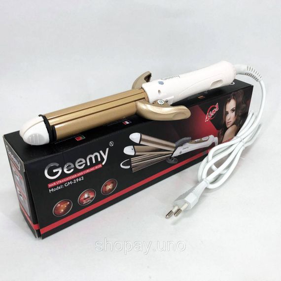 Выпрямитель утюжок для волос коротких GEMEI GM-2962 30Вт, Утюжок выпрямитель для выпрямления WG-48 | Зображення 4