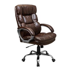 Крісло Манхеттен Ю Хром П2 M-1 (Tilt) Мадрас ДК Браун