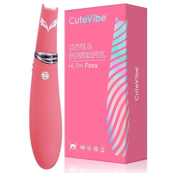 Вакуумний стимулятор з вібрацією CuteVibe Foxy Sakura | Зображення 4