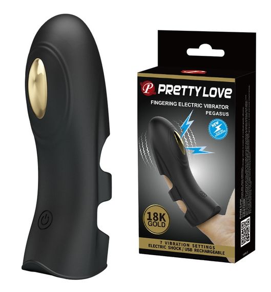 Кліторальний стимулятор на палець Pretty Love - PEGASUS Fingering Electric Vibrator, BI-014784 Sex Aura