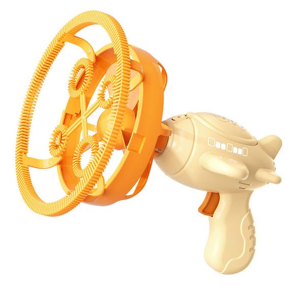 Пистолет для мыльных пузырей H035 Bubble Gun с пропеллером 2in1 + bottle 250ml Biege