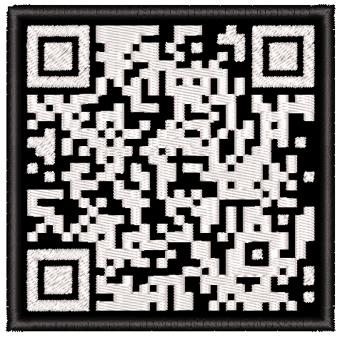 Шеврон QR код вишитий (Ваш QR код за один день) | Зображення 1