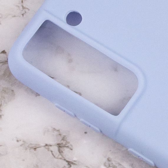Силіконовий чохол Candy для Samsung Galaxy S21+ Блакитний / Lilac Blue | Зображення 2