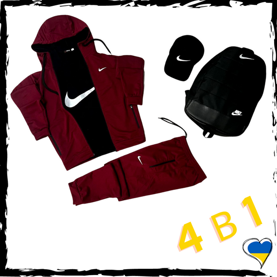 Комплект спортивний Nike, Найк. Костюм+футболка+кепка+рюкзак. Спортивний костюм