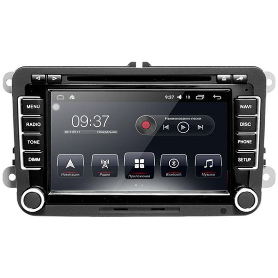 Штатна автомагнітола XPRO Volkswagen 7'' Android 12 2+16GB carplay чорний (41972-VW_3627) | Зображення 2