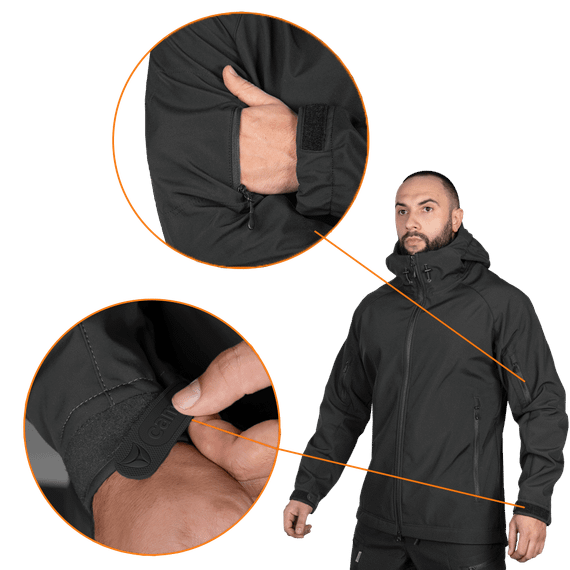 Куртка Rubicon SoftShell Чорна (7597), S | Зображення 3