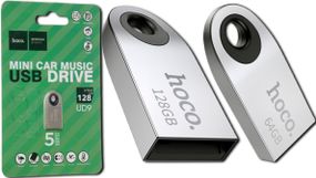Флеш-пам'ять HOCO UD9 USB2.0 128Gb сталевий (MAW-41758_1046)