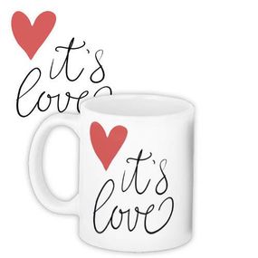 Кружка с принтом It`s love 330 мл (KR_18L010)