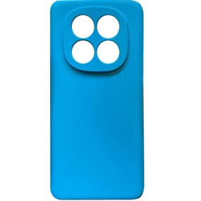 Чехол TPU GETMAN Liquid Silk Full Camera для Xiaomi Redmi Note 14 Pro+ 5G Голубой / Blue