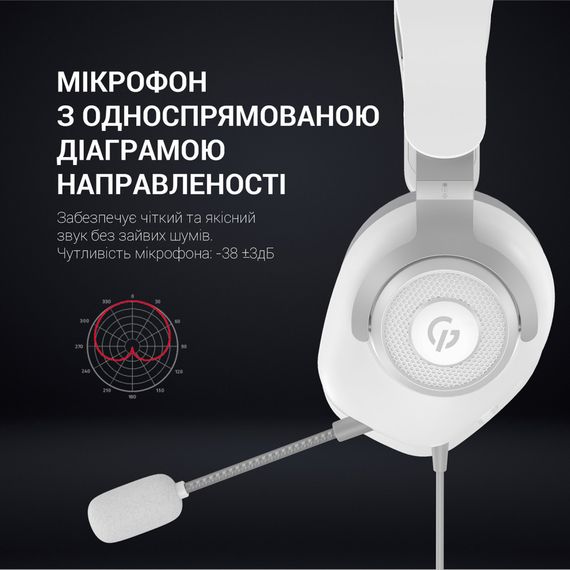 Навушники GamePro HS590W White (HS590W) | Зображення 9