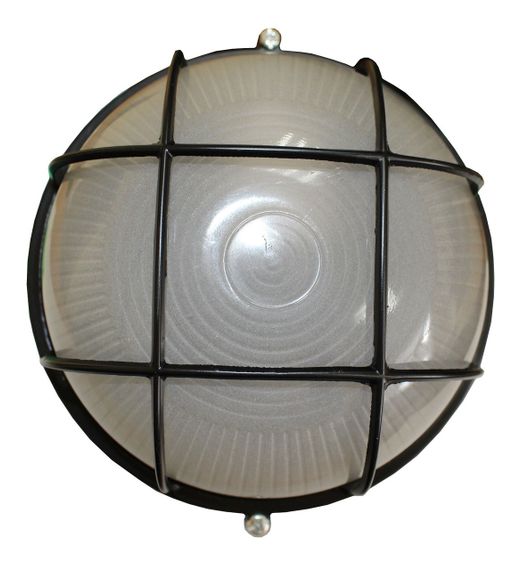Світильник НПП1302 60W E27 IP65 коло чорний з решіткою Ny95001181 | Зображення 2