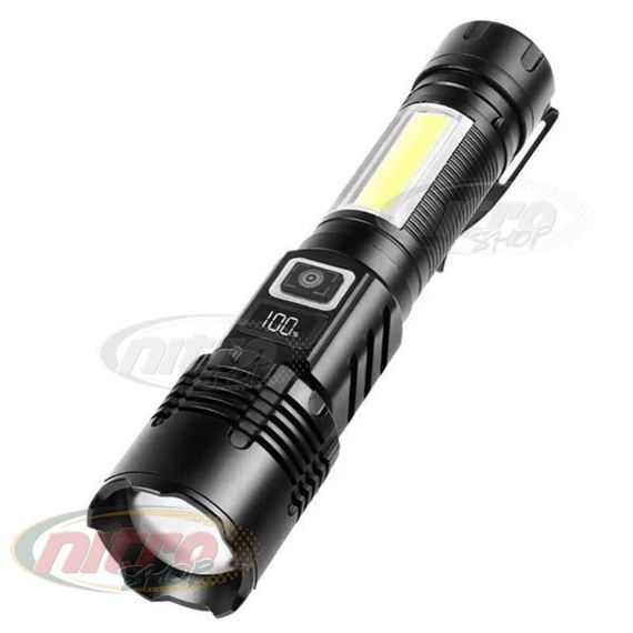 Ліхтар COB18 White Laser LED XPRO PM10 TG COB з магнітом, Power Bank, зарядка через Type-C, zoom (47148-18_265) | Зображення 2