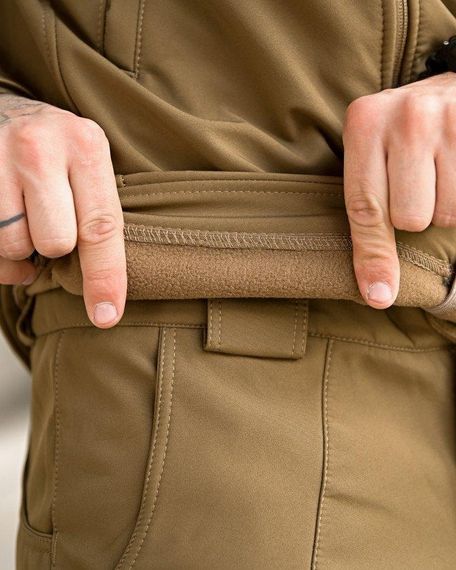 Тактичний костюм софтшел sofftshel AURA койот ПП7821 | Зображення 6