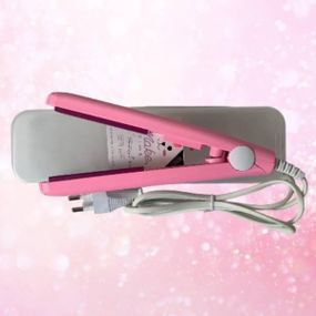 Міні плойка гофре Make Time Hongdi RN 118 Рожева