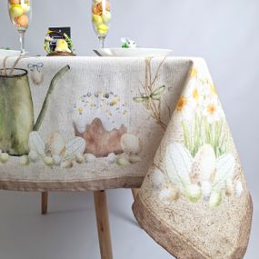 Скатерть SoundSleep Пасхальное вдохновение хлопковая 114х140 см комбинированная (2800004763127)