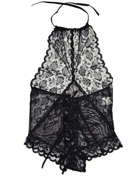 Пеньюар Боді Babydoll M Чорний 0183-2 | Зображення 3