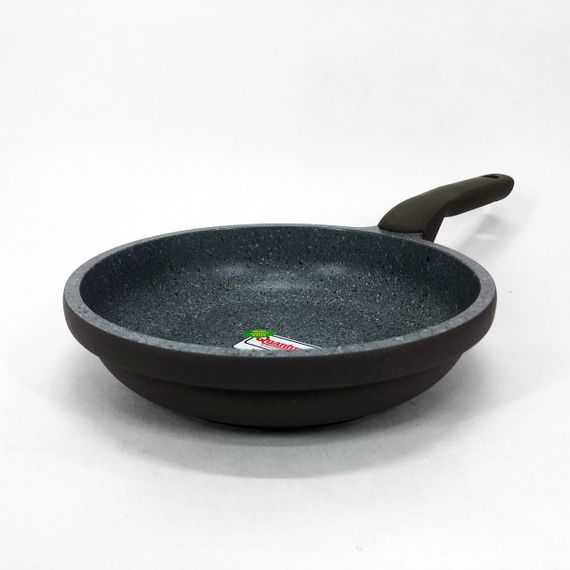 Сковорода Con Brio CB-2026 Eco Granite Premium 20 см. Сковорода для дому якісна. Колір: сірий | Зображення 7