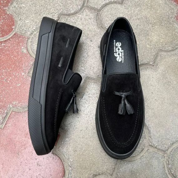Замшевые черные лоферы 41 размер | Зображення 6