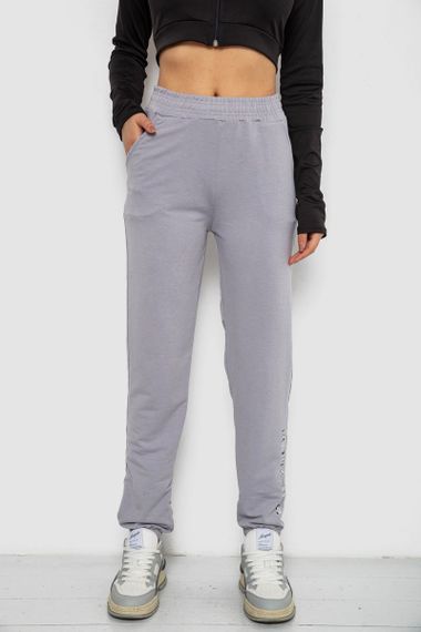 Спортивні штани жіночі 238R325, колір сірий, 238R57673