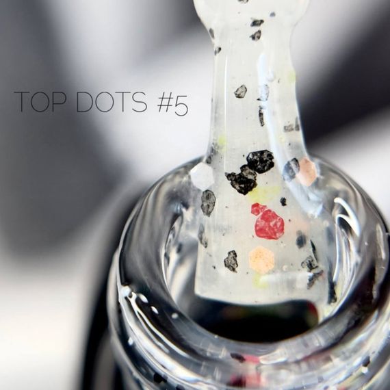 Топ Crooz Dots Top №05 (с разноцветными декоративными частичками) 8мл | Зображення 2