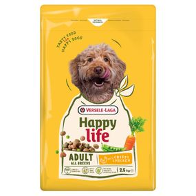 Сухий корм для собак з куркою Happy Life Adult with Chicken 2.5 кг