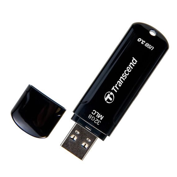 Накопитель Transcend 32GB USB 3.1 JetFlash 750 Black (TS32GJF750K) | Зображення 1