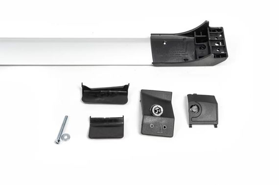 Перемычки на рейлинги без ключа Flybar V1 (2 шт) до 110 см, Серый для Volkswagen Touareg 2002-2010 гг | Зображення 5