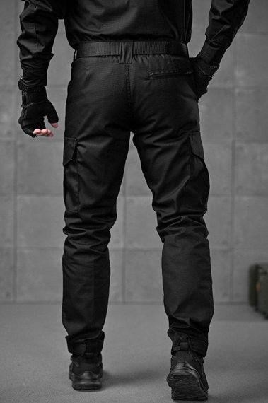 Тактичні штани рипстоп pyramid поліція чорний ВТ5058 | Зображення 3