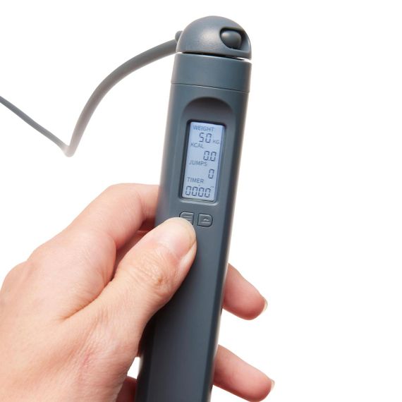 Скакалка 800 з лічильником чорна - One Size | Зображення 3