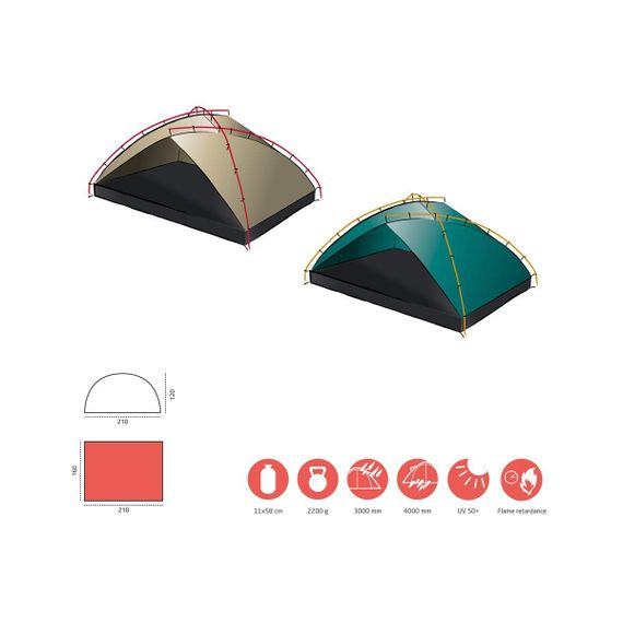 Намет Grand Canyon Tonto Beach Tent 3 Mojave Desert (330020) | Зображення 1