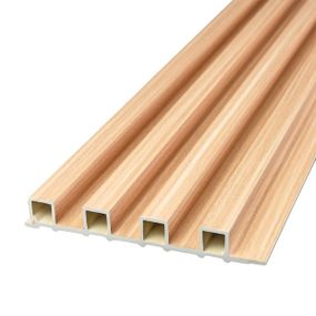 Рейка декоративная WPC стеновая 3000х160х23мм Светлый дуб SW-00001854