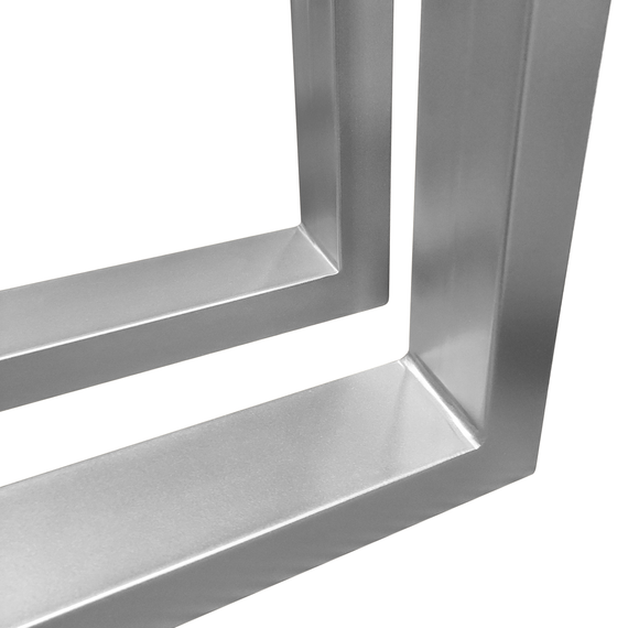 Опора для стола из металла 600×180mm, H=730mm (профильная труба: 60x20mm) Серый | Зображення 3