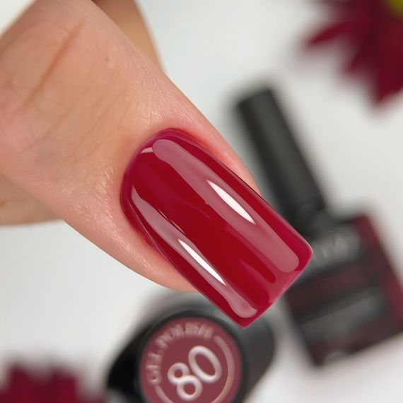 Гель-лак Crooz 80 (стигла вишня) 8мл | Зображення 1