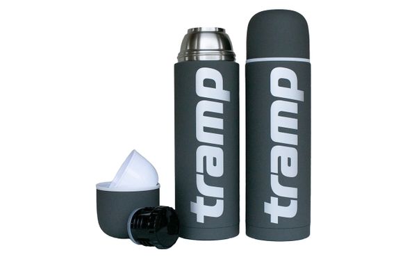 Термос Tramp Soft Touch 1,2 л сірий, термос трамп туристичний для напоїв | Зображення 2