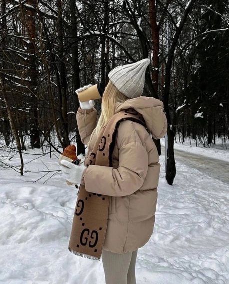 Тепла куртка жіноча дута з капюшоном на синтепоні розмір 42/48 колір бежевий  pp007 | Зображення 2