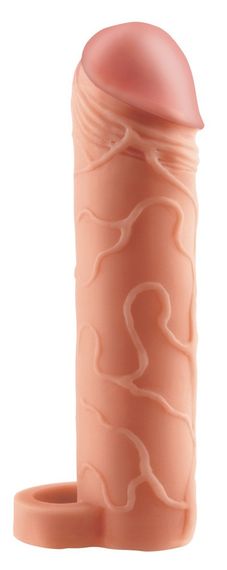 Реалистичная удлиняющая насадка на член Pipedream Fantasy X-tensions, бежевая sexstyle | Зображення 2