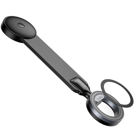 Автотримач Hoco H71 Totem Ring magnetic (center console) Black metal gray | Зображення 4