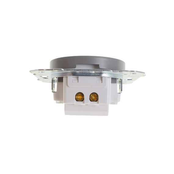 Розетка серая WB-2USB Grey | Зображення 1
