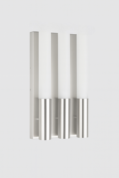 Настінний світильник Paulmann Gala Fiamma 3×20 Вт, дизайнерське бра з трьома галогенними лампами 12V, скляні білі матові плафони