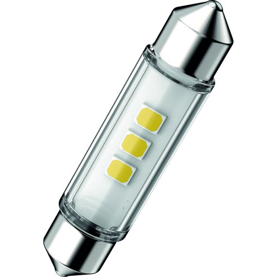 Світлодіодна лампа PHILIPS 11866WU70X1 C5W LED Ultinon Pro7000 Festoon SV8.5 WHITE 4000K 43mm 12V (1 шт) | Зображення 4