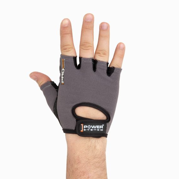 Рукавички для фітнесу Power System PS-2250 Pro Grip Grey L | Зображення 1