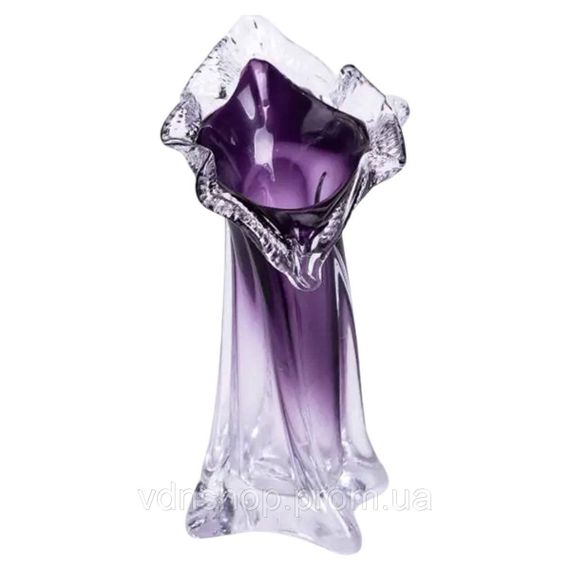 Ваза для квітів 20 см декоративна ваза для букета 110 мл Фіолетова HP-9-9 | Зображення 1