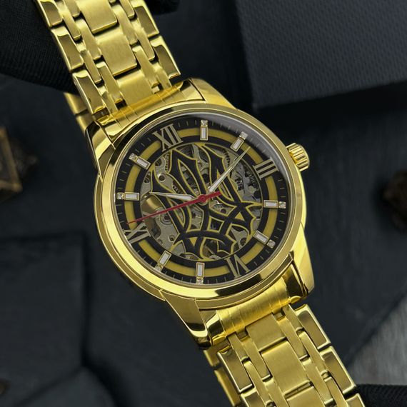 Класичний чоловічий годинник Awarder 025 Sharp Gold-Black | Зображення 1