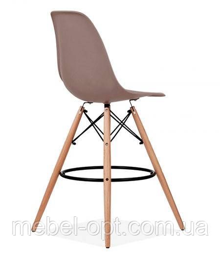 Стул барный Eames bar DSW кофейный сверхпрочный пластик ABS, дизайн Charles & Ray Eames | Зображення 2