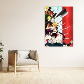 Плакат-постер з принтом Кавун Пекельний рай Hell's Paradise Jigokuraku Габімару Юдзуріха Сагірі 2 A4 ПЛ000685(A4)