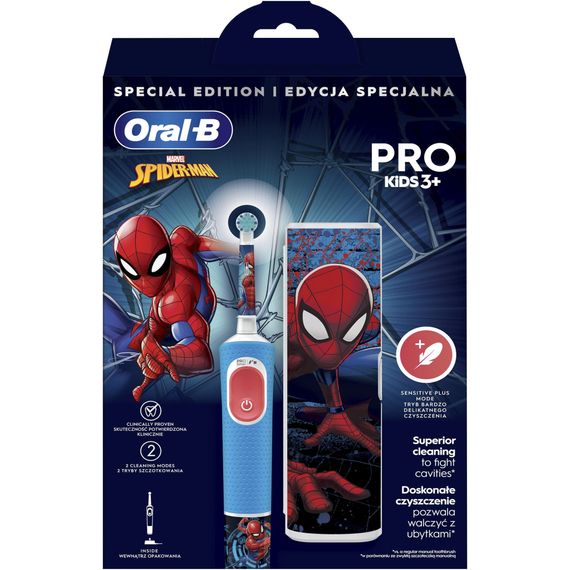 Електрична зубна щітка Oral-B D103.413.2KX Spider-Man | Зображення 1