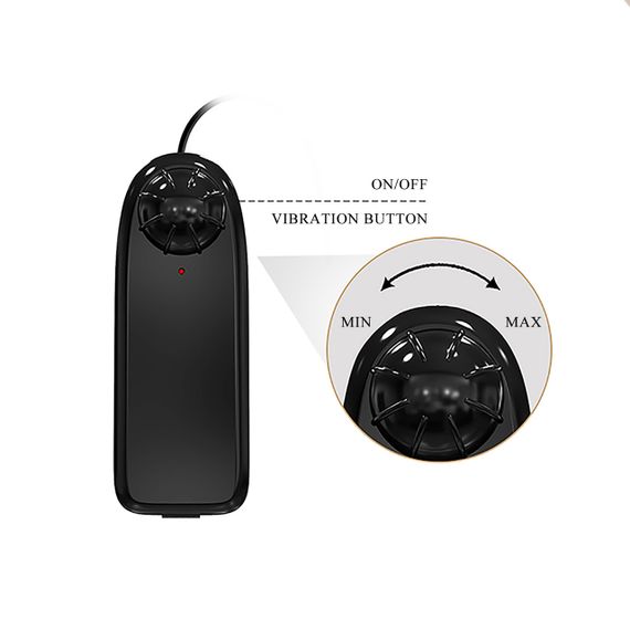 Вибратор на присоске BAILE - Beautiful Bahamut Vibration 8.5" Brown, BW-008105ZR-1 sexstyle | Зображення 7