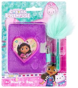 Пухнастий блокнот на замочку з ручкою Disney GABBY'S DOLLHOUSE (GD99988)
