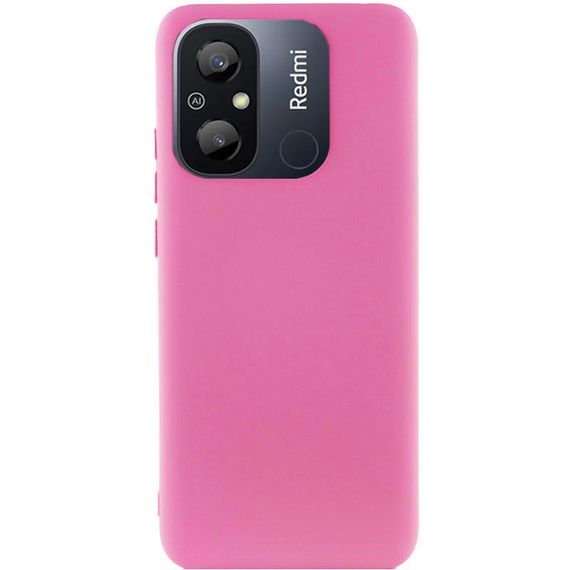 Чохол Candy Silicone для Xiaomi Redmi 12C колір Рожевий