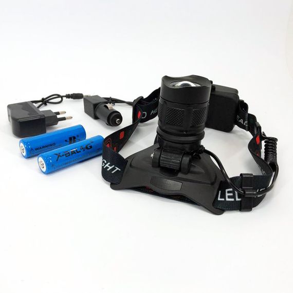 Потужний ліхтар налобний для риболовлі Bailong BL-T32-P50, Потужний акумуляторний AN-768 ліхтарик налобний | Зображення 4